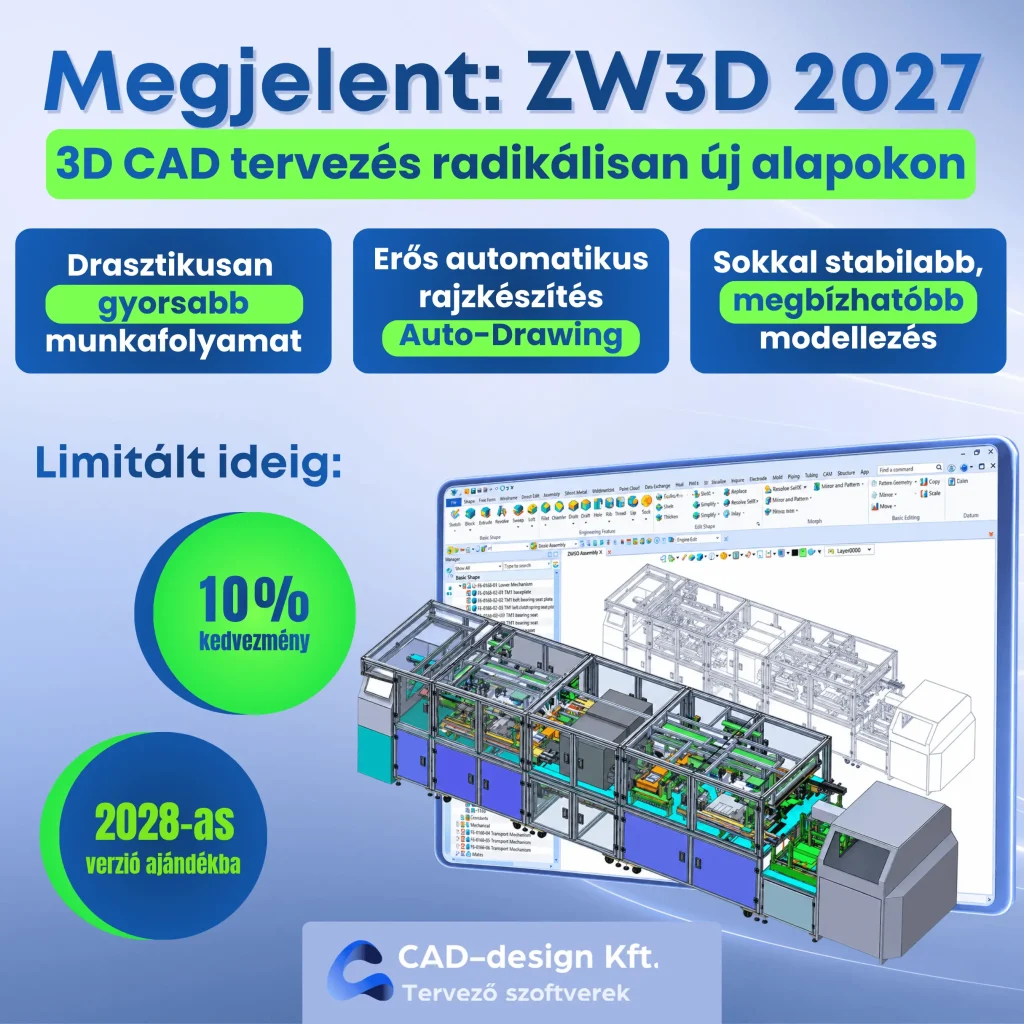 megjelent a zw3d 2027