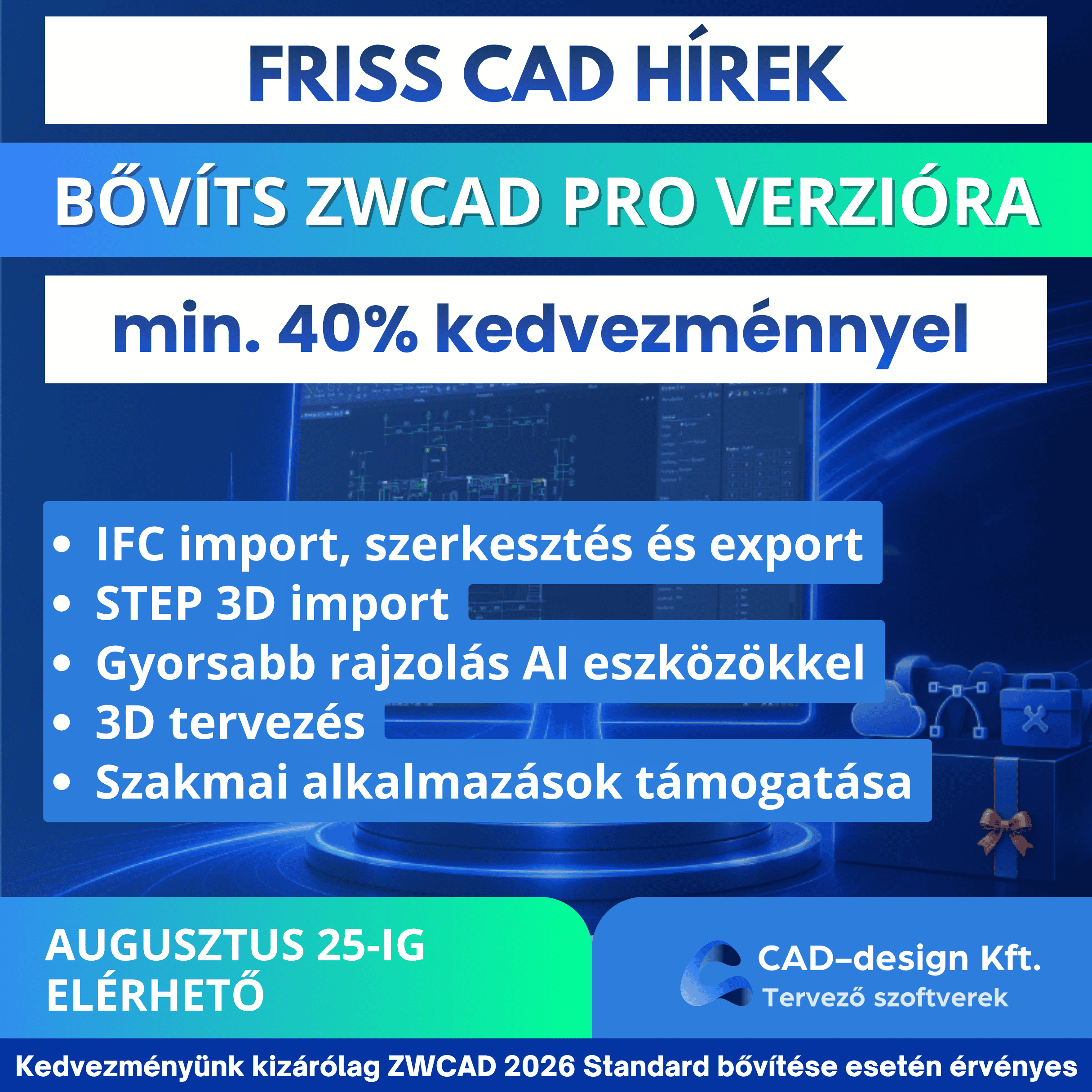 zwcad akció